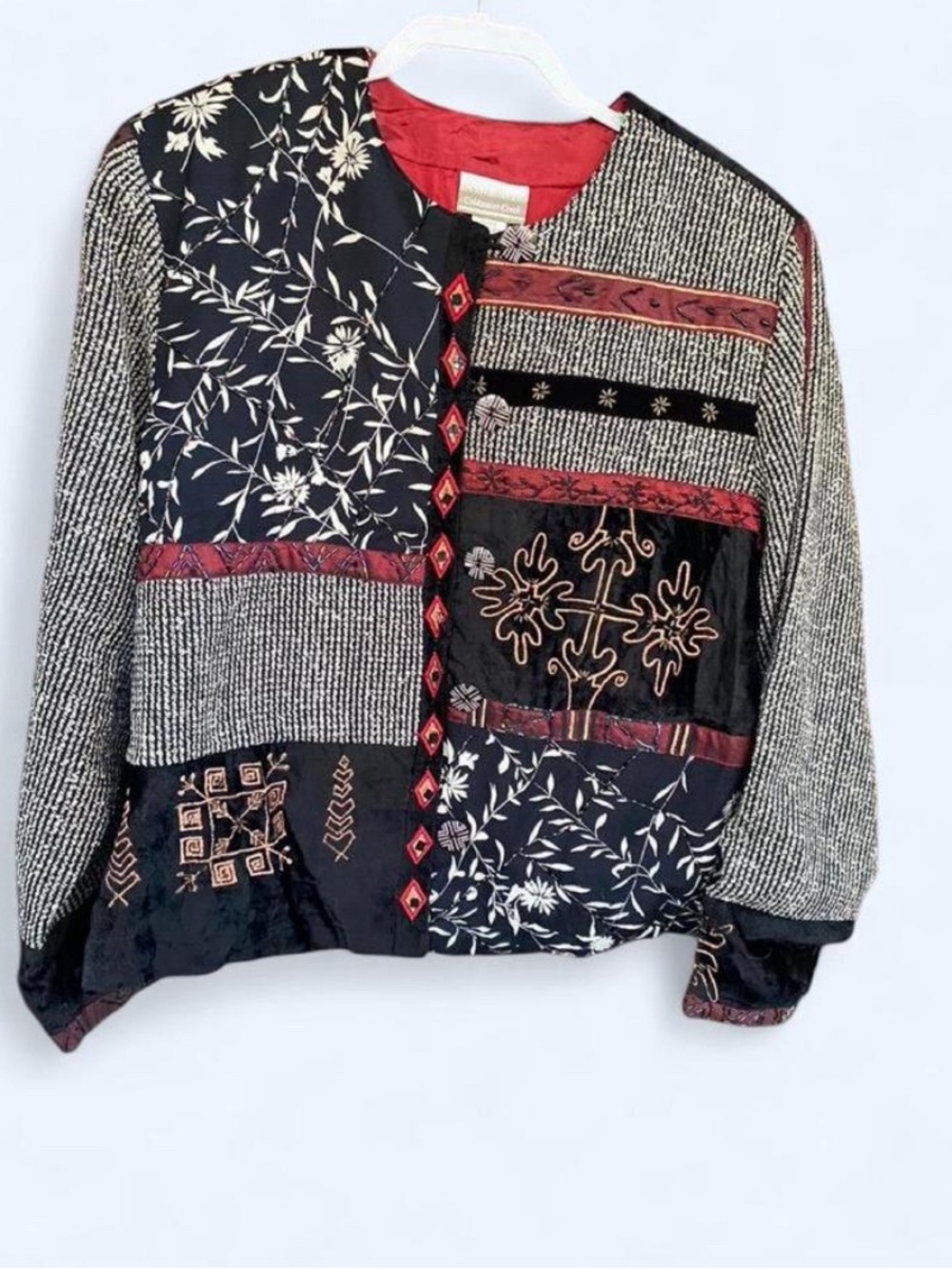 VTG Coldwater Creek Jazzy Jacket Silk Wool Blend- 1X